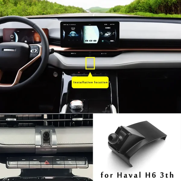 Car Phone Holder For haval H6 3th H9 2021 2022