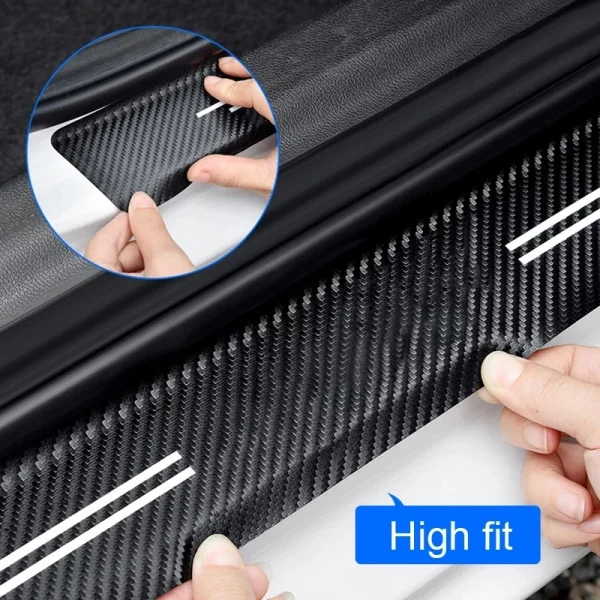 For-HAVAL-H6-GT-2022-2023-Auto-Tailgate-Guard-Door-Sill-Pedal-Carbon-Fibre-Texture-Accessories[