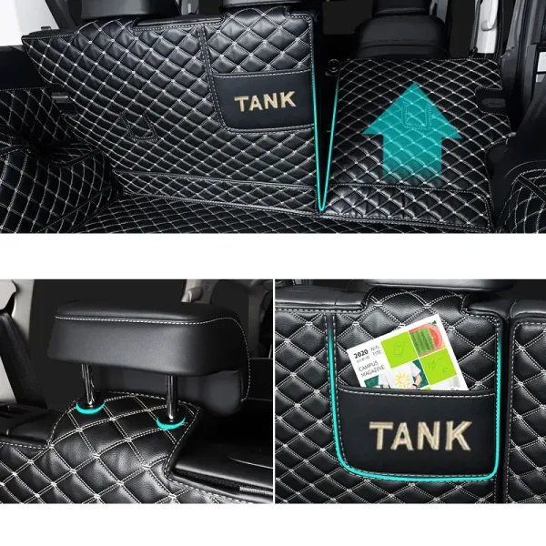 Rear Trunk Mat Car Trunk Leather Mats