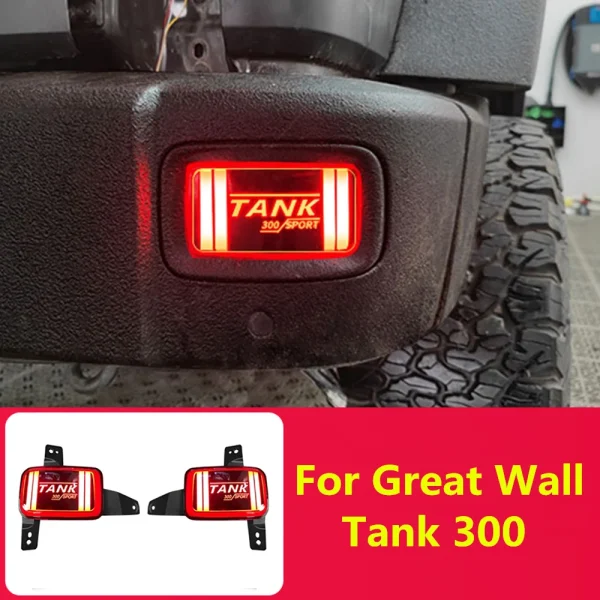 Rear Bumper Lights Assembly With Brake Light Turn Signal For Great Wall GWM WEY Tank 300