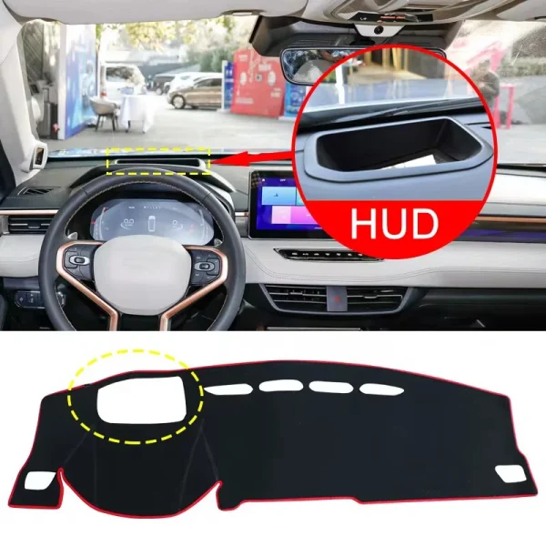 Dashboard Sun Shade Mat Instrument Desk Cover FOR Haval Jolion 2021 2022 2023