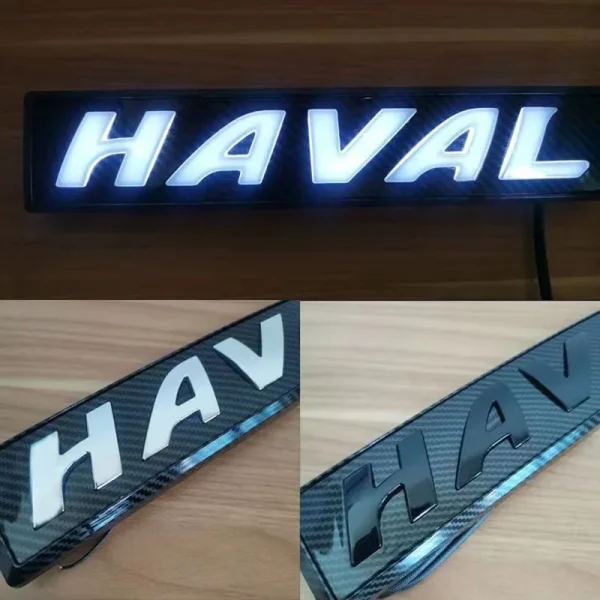 car front logo led light shining for haval h6 dargo f7 m6 h9 jolion