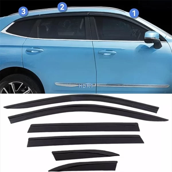 Car Styling Window Deflector Wind Sun Rain Screen Shelter