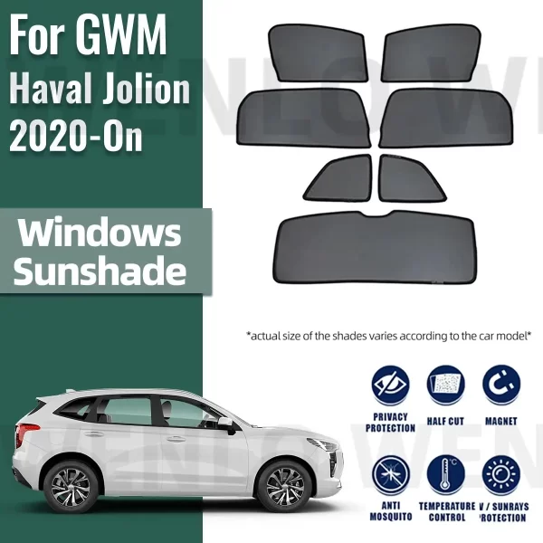 GWM Haval Jolion 2020 2021 2022 2023 2024 Magnetic Car Sunshade