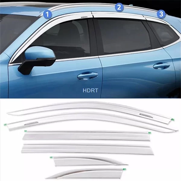 Car Styling Window Deflector Wind Sun Rain Screen Shelter