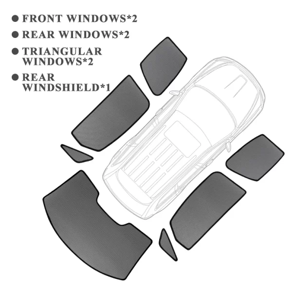 GWM Haval Jolion 2020 2021 2022 2023 2024 Magnetic Car Sunshade