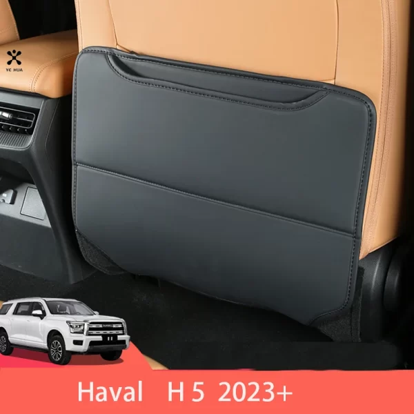 For Great Wall Haval H5 II 2023 2024  Seat Back Child Anti Kick Leather Pads Full Surrounded Protector Auto Interior Accessories - Image 2