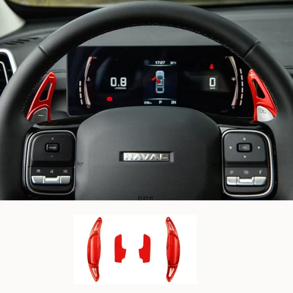 Car Steering Wheel Shifting Sticker Decoration Aluminium Alloy For GWM Great Wall Haval H5 II 2023 2024 Car Accessories - Image 7