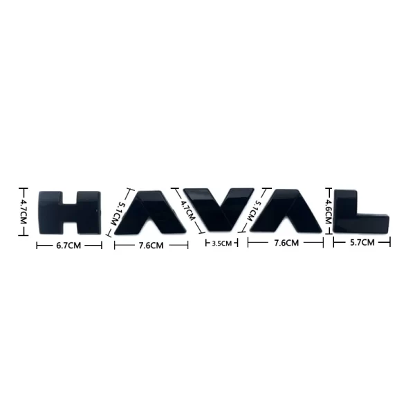 Front Grille Hood Logo Stickers For Haval H6 3rd DHT-PHEV 2023 - Image 3