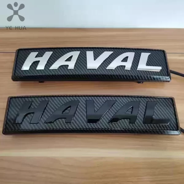 Car LED Front Badge Light Emblem Auto Decal For Great Wall GWM Haval 3rd Gen H6 2022 2023 - Image 3