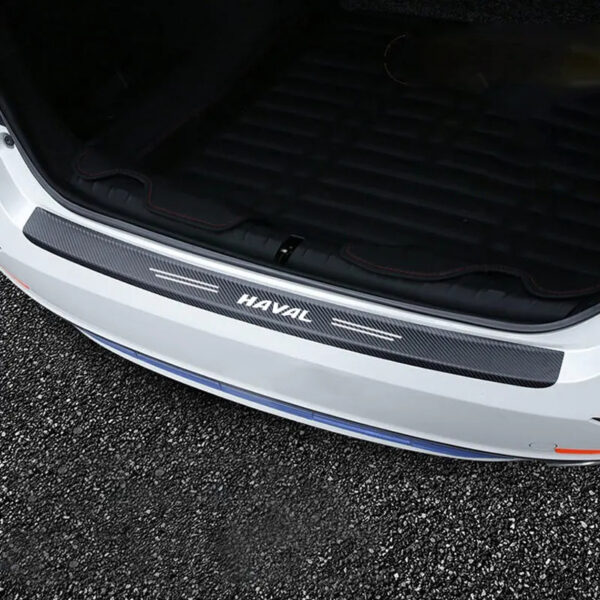 Car Door Sill Plate Carbon Fiber Protector Stickers