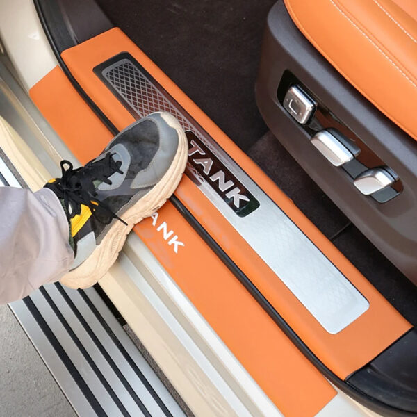 TANK 500 Leather Threshold Strip
