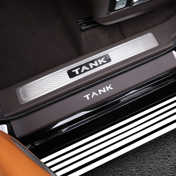 TANK 500 Leather Threshold Strip
